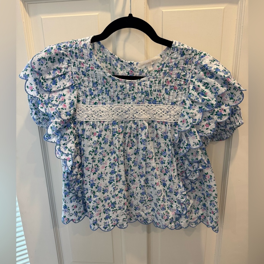 LoveShackFancy Nelson Top
